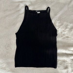 h&m black tank top